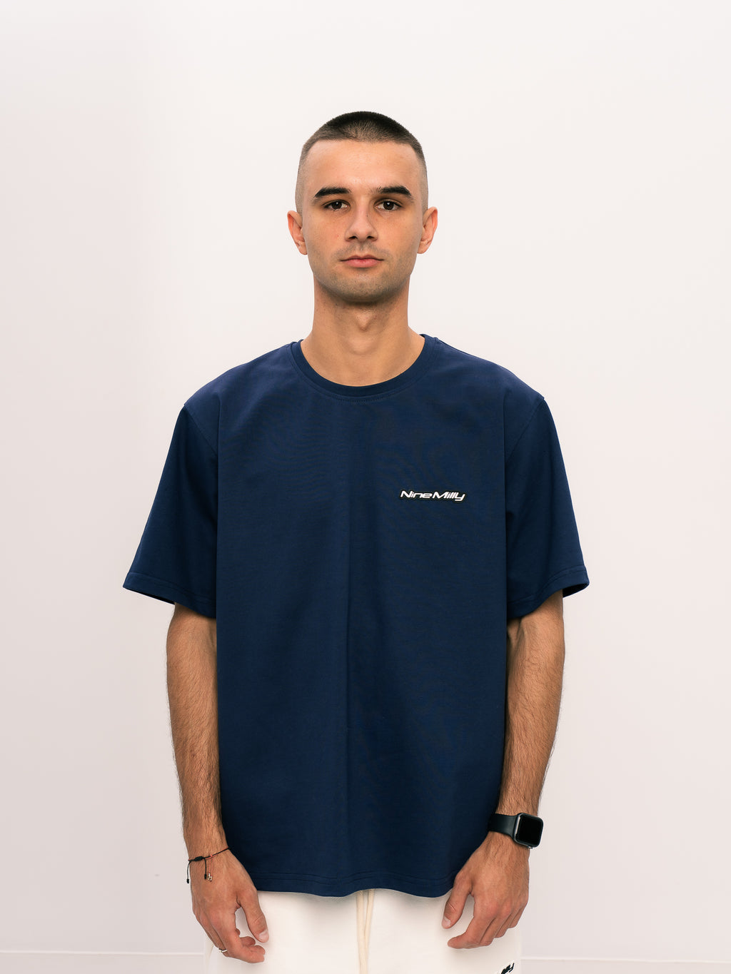 GRANATOWY T-SHIRT BASIC